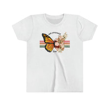 Load image into Gallery viewer, Set Yourself Free Butterfly Girls Youth Retro T-shirt
