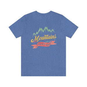 Mountains are Calling Men's Short Sleeve Graphic Tee