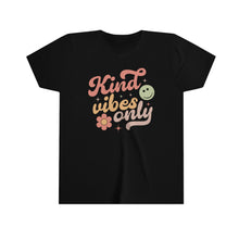 Load image into Gallery viewer, Kind Vibes Only Girls Retro T-shirt
