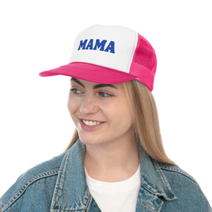 Mama Blue Retro Trucker Cap