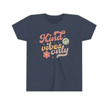 Load image into Gallery viewer, Kind Vibes Only Girls Retro T-shirt
