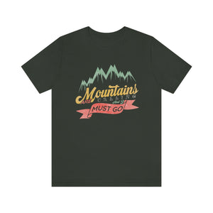 Mountains are Calling Men's Short Sleeve Graphic Tee