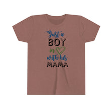 Load image into Gallery viewer, Just A Boy In Love With His Mama Youth Boys T-shirt
