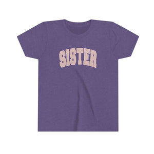 Sister Varsity Girls Youth Retro T-shirt