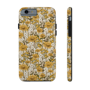 Vintage Wildflowers 70's Tough Phone Case, Case-Mate