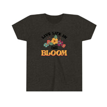 Load image into Gallery viewer, Live Life In Full Bloom Youth Retro T-shirt
