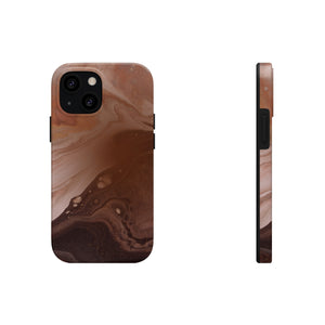 Brown Marble Tough Phone Case, Case-Mate