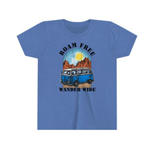 Load image into Gallery viewer, Roam Free Wander Wide Youth Boys T-shirt
