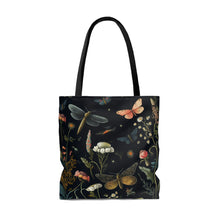 Load image into Gallery viewer, Dragonflies Black High Quality Tote Bag
