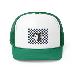 Father Checker Trucker Cap