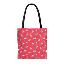 Load image into Gallery viewer, Peaches Dark Pink/Red High Quality Tote Bag
