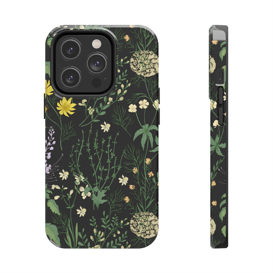 Vintage Flowers Tough Phone Case, Case-Mate