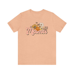 Mama Floral Women's Short Sleeve Graphic Tee