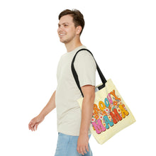 Load image into Gallery viewer, Groovy Mama Yellow High Quality Tote Bag
