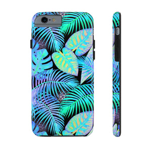 Neon Blue Jungle Tough Phone Case, Case-Mate