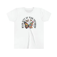 Load image into Gallery viewer, Never Give Up Your Daydream Girls Youth Retro T-shirt
