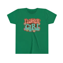 Load image into Gallery viewer, Flower Girl Peace Daisies Youth Girls Retro T-shirt
