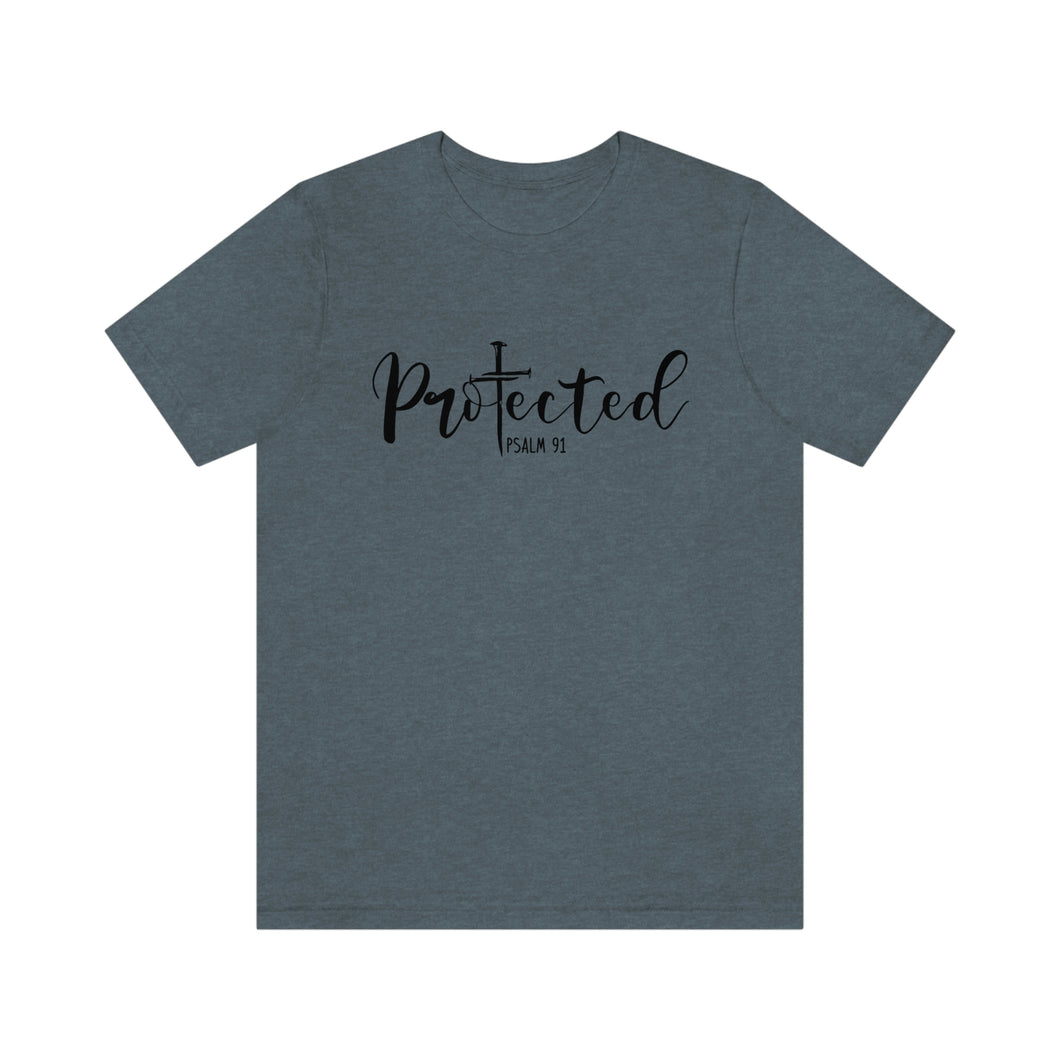 Protected Psalm 91 Men's Short Sleeve Graphic Tee