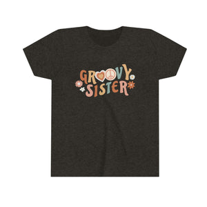 Groovy Sister Youth Girls Retro T-shirt