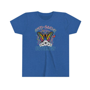 AntiSocial Butterfly Youth Girls Retro T-shirt