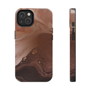 Brown Marble Tough Phone Case, Case-Mate