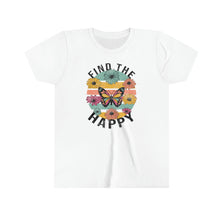 Load image into Gallery viewer, Find The Happy Youth Girls Retro T-shirt
