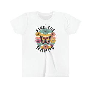 Find The Happy Youth Girls Retro T-shirt