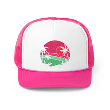 Load image into Gallery viewer, Sunset Palms Beach Trucker Cap
