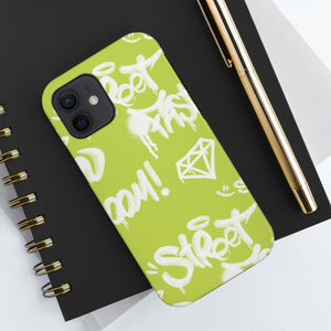 Graffiti Green Tough Phone Case, Case-Mate