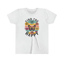 Load image into Gallery viewer, Find The Happy Youth Girls Retro T-shirt
