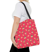 Load image into Gallery viewer, Peaches Dark Pink/Red High Quality Tote Bag
