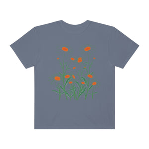 Wildflowers Stenciled Women’s Vintage T-shirt