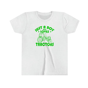 Just A Boy Who Loves Tractors Youth Boys T-shirt