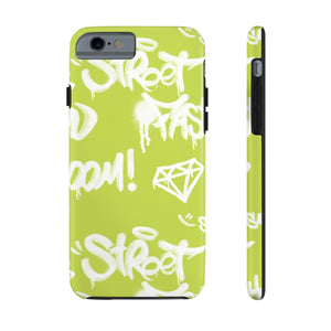 Graffiti Green Tough Phone Case, Case-Mate