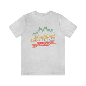 Mountains are Calling Men's Short Sleeve Graphic Tee