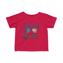 Load image into Gallery viewer, All American Girl Infant Fine Jersey Tee
