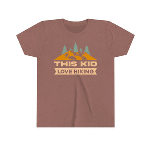 This Kid Loves Hiking Youth Boys T-shirt