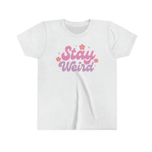 Load image into Gallery viewer, Stay Weird Girls Youth Retro T-shirt
