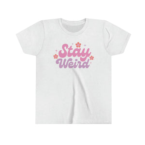 Stay Weird Girls Youth Retro T-shirt