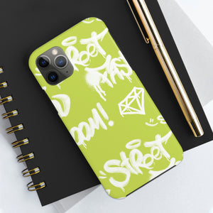 Graffiti Green Tough Phone Case, Case-Mate