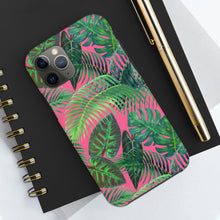 Load image into Gallery viewer, Neon Jungle Pink and Green Tough Phone Case, Case-Mate
