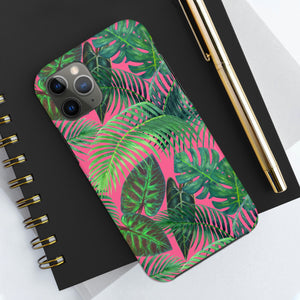 Neon Jungle Pink and Green Tough Phone Case, Case-Mate