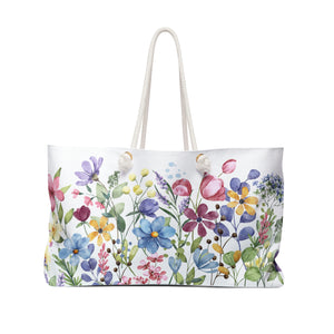 Summer Flowers Weekender/Beach Bag