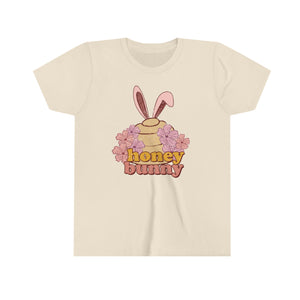 Honey Bunny Bee Hive Girls Youth Retro T-shirt