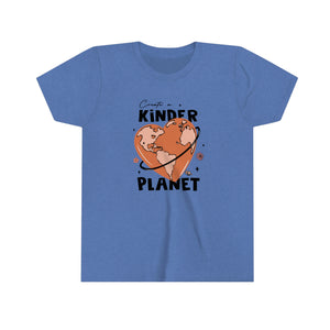 Create a Kinder Planet Pinks Girls Retro T-shirt