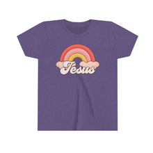 Load image into Gallery viewer, Jesus Rainbow Girls Retro T-shirt
