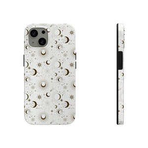 Sun and Moon White Phone Case, Case-Mate