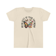 Load image into Gallery viewer, Never Give Up Your Daydream Girls Youth Retro T-shirt
