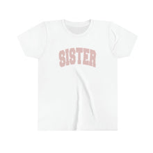 Load image into Gallery viewer, Sister Varsity Girls Youth Retro T-shirt
