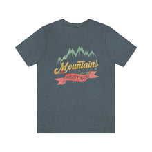 Load image into Gallery viewer, Mountains are Calling Men&#39;s Short Sleeve Graphic Tee
